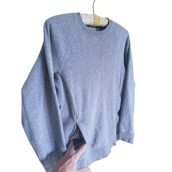 Duluth Men’s Souped-Up CrewNeck Sweatshirt Small Gray Heavyweight Winter Layer - Picture 5 of 8